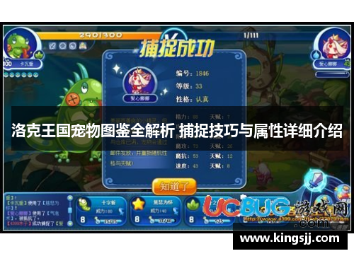 洛克王国宠物图鉴全解析 捕捉技巧与属性详细介绍